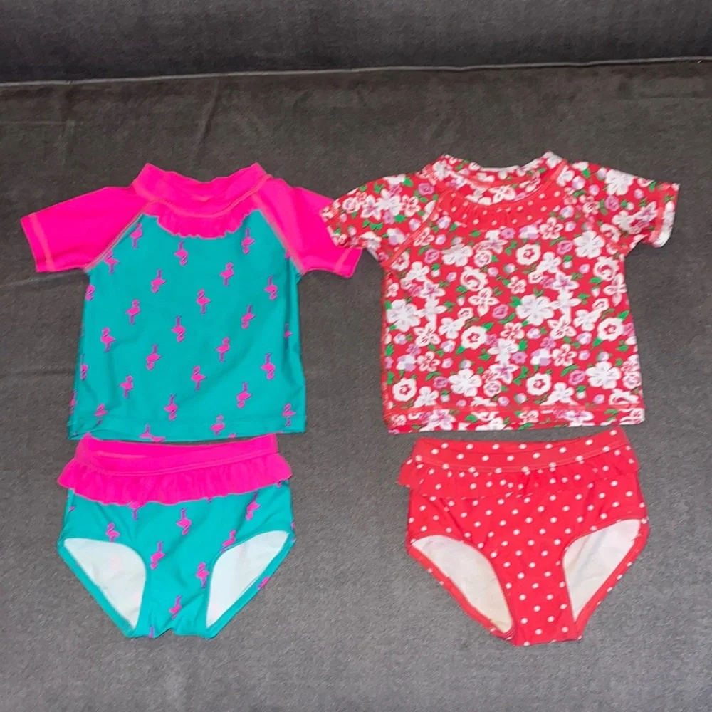 2 bikini swimsuits size 3 months. - Picture 1 of 5